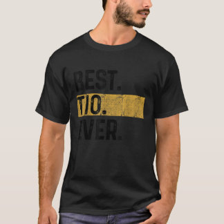 T-shirt Retro Vintage Meilleur Tio Ever Papa Papa Papa Pap