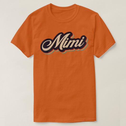 T-shirt Retro Vintage Mimi (Design devant)