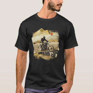 T-shirt Rétro Vintage Motorcycle Rider