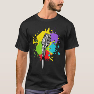 T-shirt Retro Vintage Musique Rock Musicien Jazz Songwri
