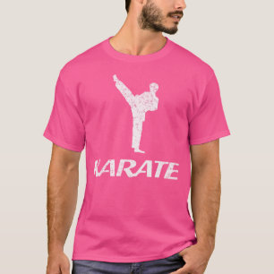 T-shirt Retro Vintage Ninja Hommes Karate Kai Jujitsu Figh