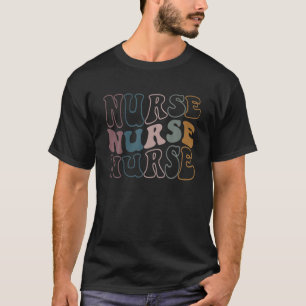 T-shirt Retro Vintage Nurse Funny School Nurse Day N