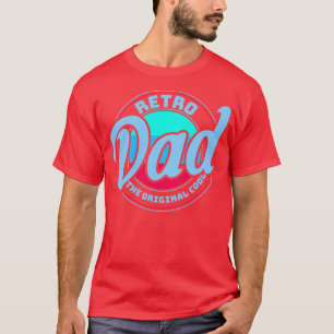 T-shirt Retro Vintage papa 60s les années 70 80s 90 Costum
