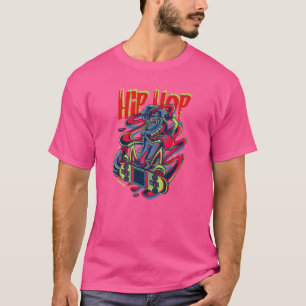 T-shirt Retro Vintage Père Noël Cruz Californie Hip hop Sk