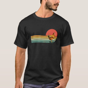 T-shirt Rétro vintage poulet poule coq animal de ferme chi