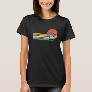 T-shirt Retro Vintage Requin Poisson Mer Animal Marine Vie