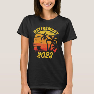 T-shirt Retro Vintage Retirement 2023 Retirement Retired