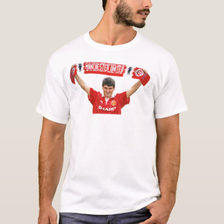 T-shirt Retro Vintage Roy Keane Soccer Umbro Jersey Large