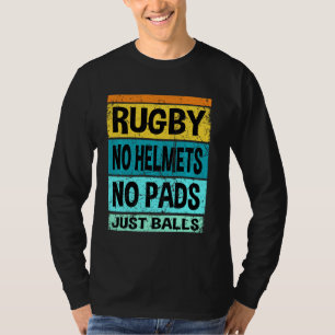 T-shirt Retro Vintage Rugby Just Balls Players