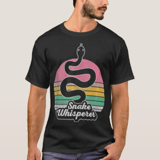 T-shirt Retro Vintage serpent Whisperer serpent Lover Funn
