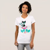 T-shirt Retro Vintage Sexton Atomique Chat CatNip (Devant entier)
