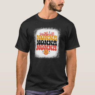 T-shirt Retro Vintage Softball Nonna Softball Jour Vi