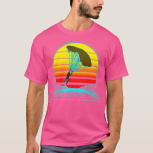 T-shirt Retro Vintage Sunset Skydive