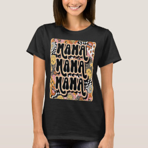 T-shirt Retro Vintage Super les années 70 80s Hippie Maman