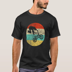 T-shirt Retro Vintage Vélo Bmx Rider Freestyle Street Tric
