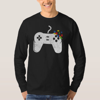 T-shirt Retro Vintage Vidéo Jeu Coeur Sensibilisation sur