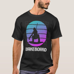 T-shirt Rétro Vintage Wakeboard Wakeboard