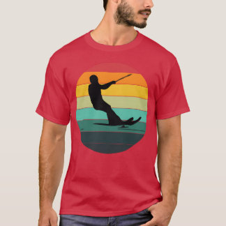 T-shirt Retro Vintage Wakeboarding Wakeboarder Water Sport
