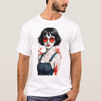 T-Shirt rétro vintage Y2K 80s 90s pour hommes