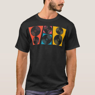 T-shirt Retro Vinyl LP Records Vinyls Vintages3