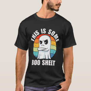 T-shirt Rétro Voici Une Petite Feuille De Boite Ghost Hall