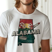 T-shirt Retro Voyage Iconic Alabama Graphisme
