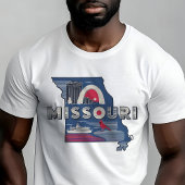 T-shirt Retro Voyage Iconic Missouri Graphisme