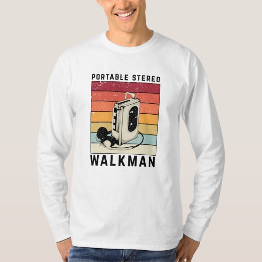 T-shirt Retro Walkman (Devant)