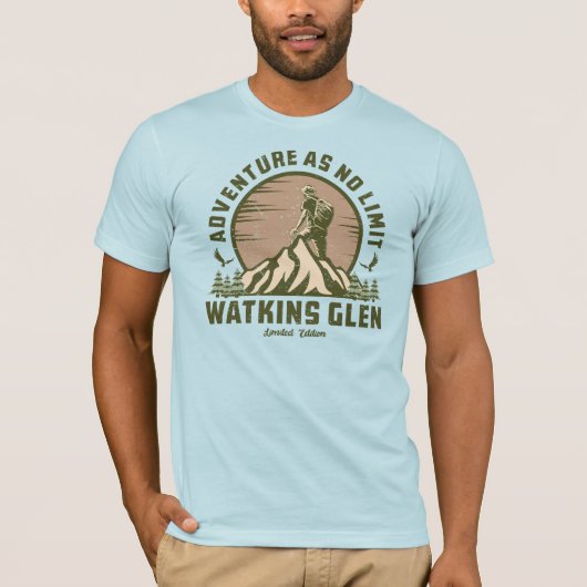 T-shirt Retro Watkins Glen Hike (Devant)