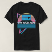 T-shirt Rétro Web Developer (Design devant)