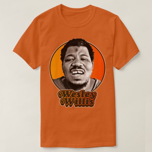 T-shirt Retro Wesley Willis Hommage (Design devant)