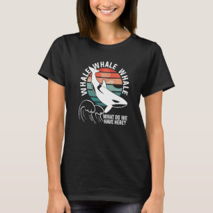 T-shirt Retro Whale Qu'avons-nous ici Sharks Marine Bio