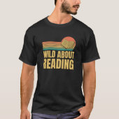 T-shirt Retro Wild À Propos De La Lecture Enseignant Retou (Devant)