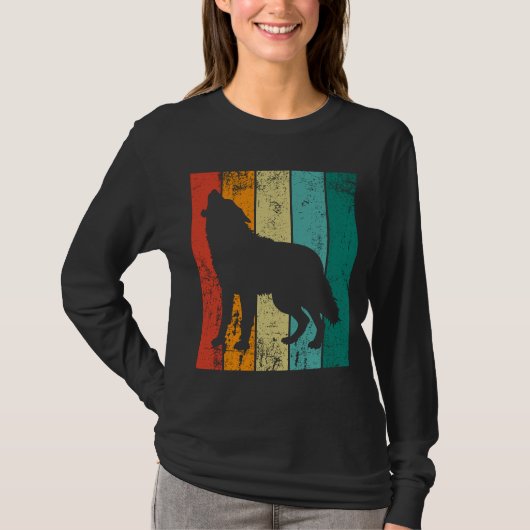 T-shirt Retro Wolf (Devant)