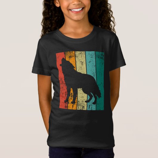 T-Shirt Retro Wolf (Devant)