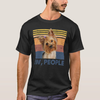 T-shirt Retro Yorkshire Ew People Yorkshire aime chien