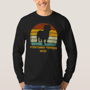 T-shirt Retro Yorkshire Terrier Maman Doxie Chien Propriét