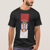T-shirt Rétro Zastava i Grb Srbije (Devant)