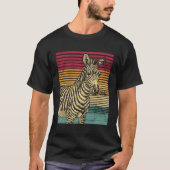 T-shirt Retro Zebra (Devant)