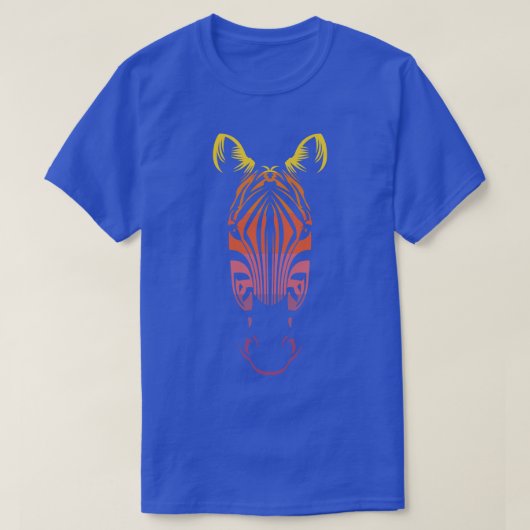 T-shirt Rétro Zebra 1 (Design devant)