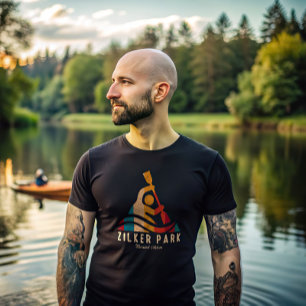 T-shirt Rétro Zilker Park Kayak