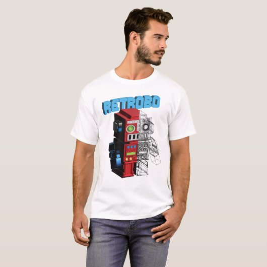 T-shirt Retrobot (Devant entier)