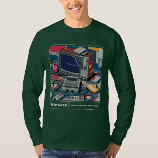 T-shirt Rétrogamer (Devant)
