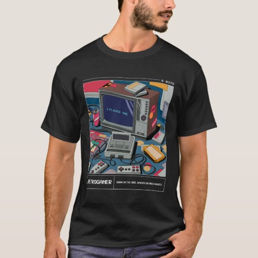 T-shirt Rétrogamer (Devant)