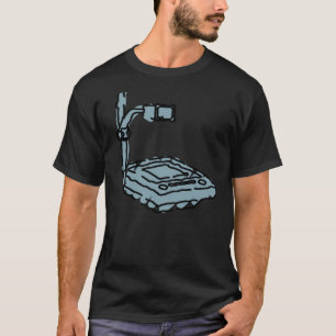 T-SHIRT RÉTROPROJECTEUR DE VIEILLE ÉCOLE