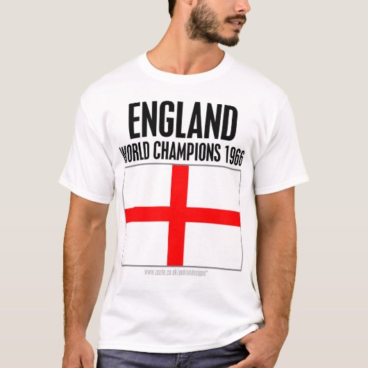 T-shirt Rétros champions de l'Angleterre (Devant)