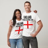 T-shirt Rétros champions de l'Angleterre (Unisexe)
