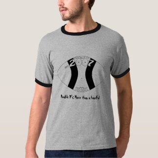 T-shirt rétros d de double