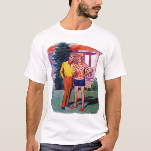 T-shirt Rétros homosexuels vintages Bob et Rob de les