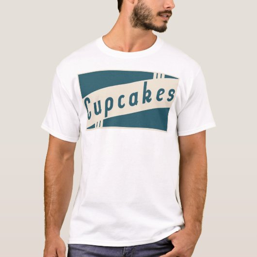 T-shirt rétros petits gâteaux (Devant)